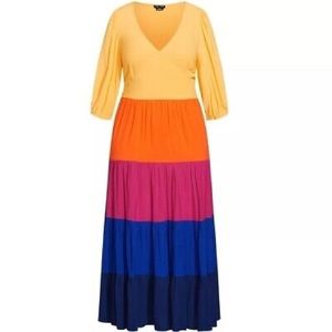 City Chic Willow Maxi Dress